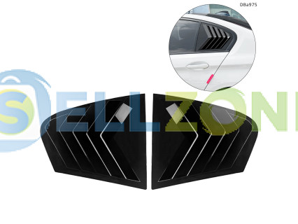 Διακοσμητικές γρίλιες για πίσω παρμπρίζ BMW 5 G30 2017–2023, γυαλιστερό μαύρο – DBa975